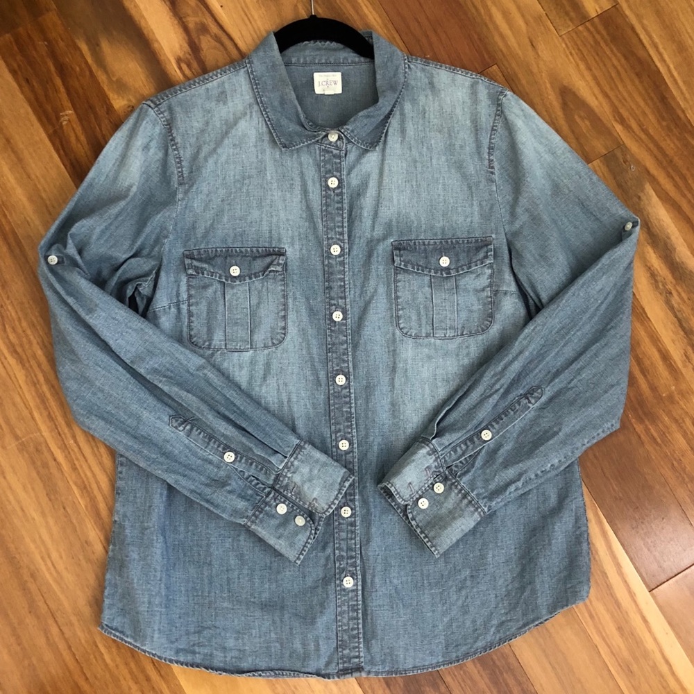 J. Crew Chambray Button Down